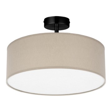 Chandelier on a pole RONDO 4xE27/15W/230V d. 40 cm beige