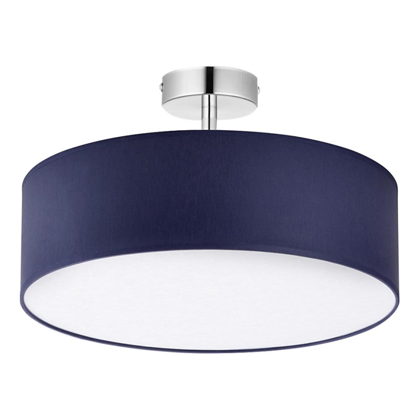Chandelier on a pole RONDO 4xE27/15W/230V d. 40 cm blue