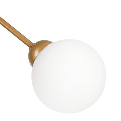 Chandelier on a pole RUBBY BALL 6xG9/5W/230V gold