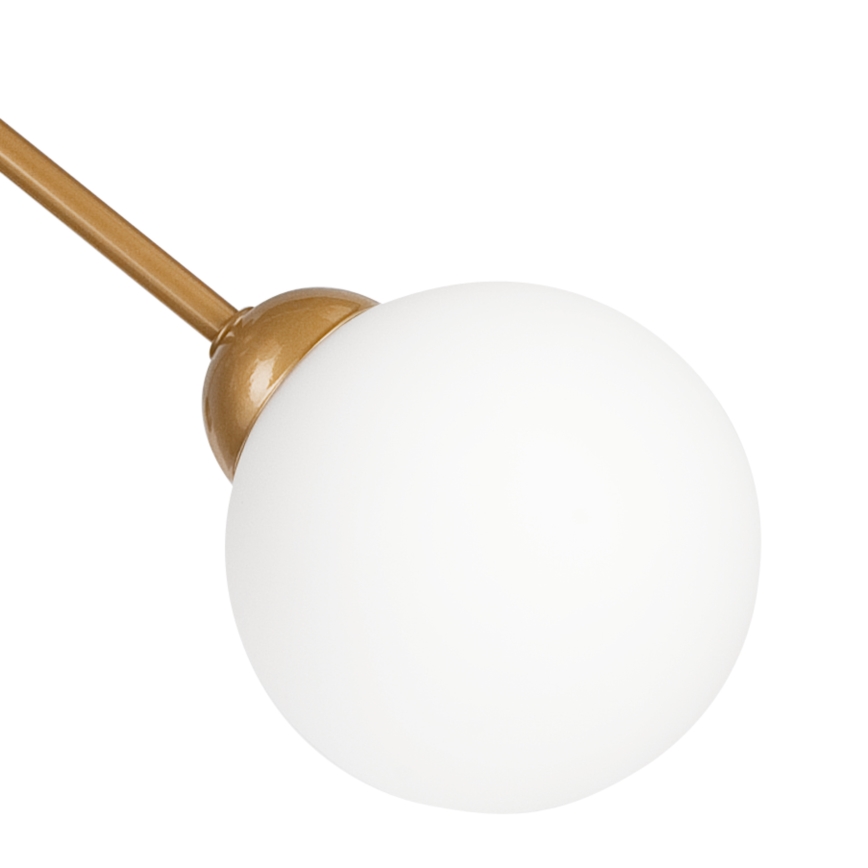 Chandelier on a pole RUBBY BALL 6xG9/5W/230V gold