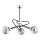 Chandelier on a pole SAGITO 3xE14/10W/230V shiny chrome