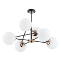 Chandelier on a pole SAGITO 6xE14/10W/230V gold