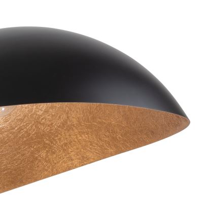 Chandelier on a pole SPACE 2xE27/60W/230V black/copper