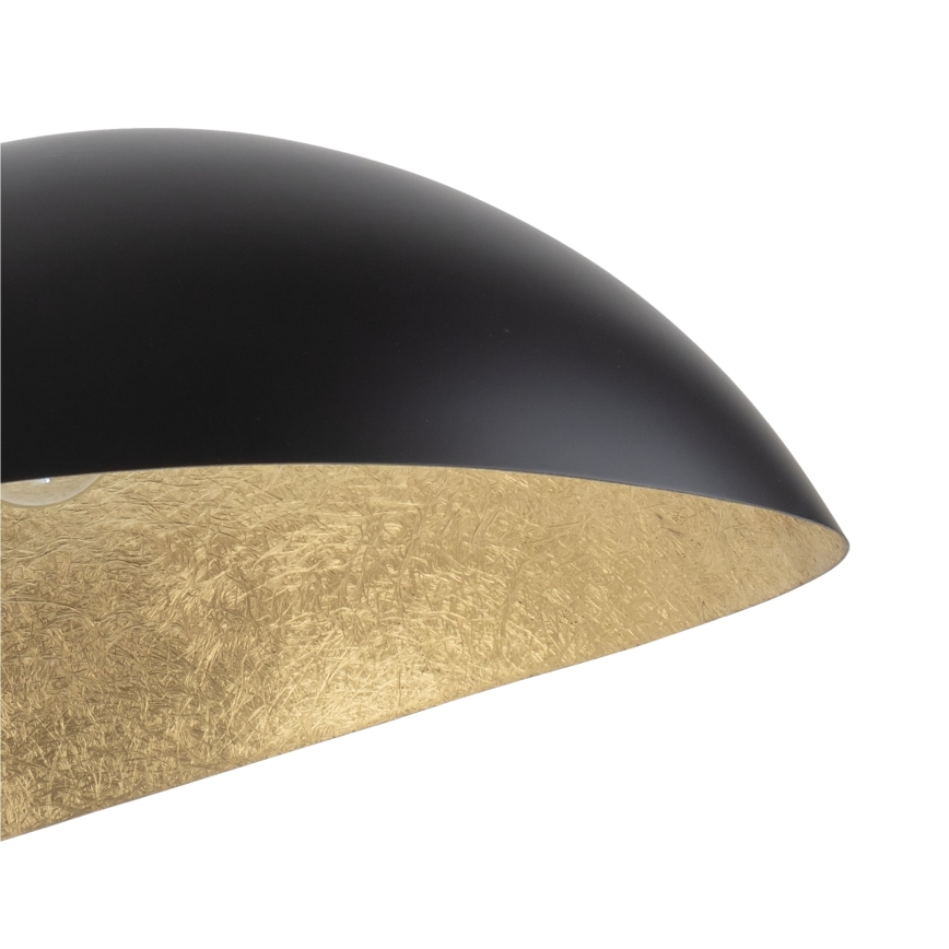 Chandelier on a pole SPACE 2xE27/60W/230V black/gold