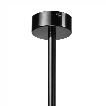 Chandelier on a pole TARO 1xE27/60W/230V black
