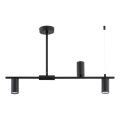 Chandelier on a pole URANOS 3xGU10/10W/230V black