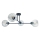 Chandelier on a pole VASCO 4xE27/60W/230V black/clear