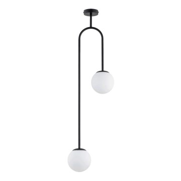 Chandelier on a pole VECTOR 2xE14/10W/230V black