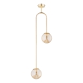 Chandelier on a pole VECTOR 2xE14/10W/230V gold