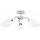 Chandelier on a pole VILETTA 3xE27/60W/230V