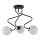 Chandelier on a pole ZIGZAG 3xG9/12W/230V black