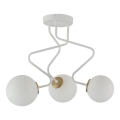 Chandelier on a pole ZIGZAG 3xG9/12W/230V white