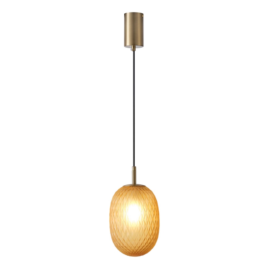 Chandelier on a string 1xE14/25W/230V brown pr. 15 cm
