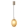 Chandelier on a string 1xE14/25W/230V brown pr. 15 cm