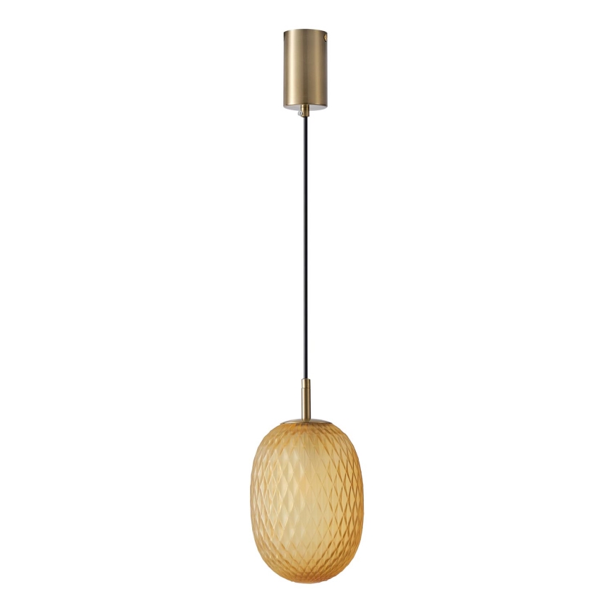 Chandelier on a string 1xE14/25W/230V brown pr. 15 cm