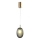 Chandelier on a string 1xE14/25W/230V grey d. 15 cm