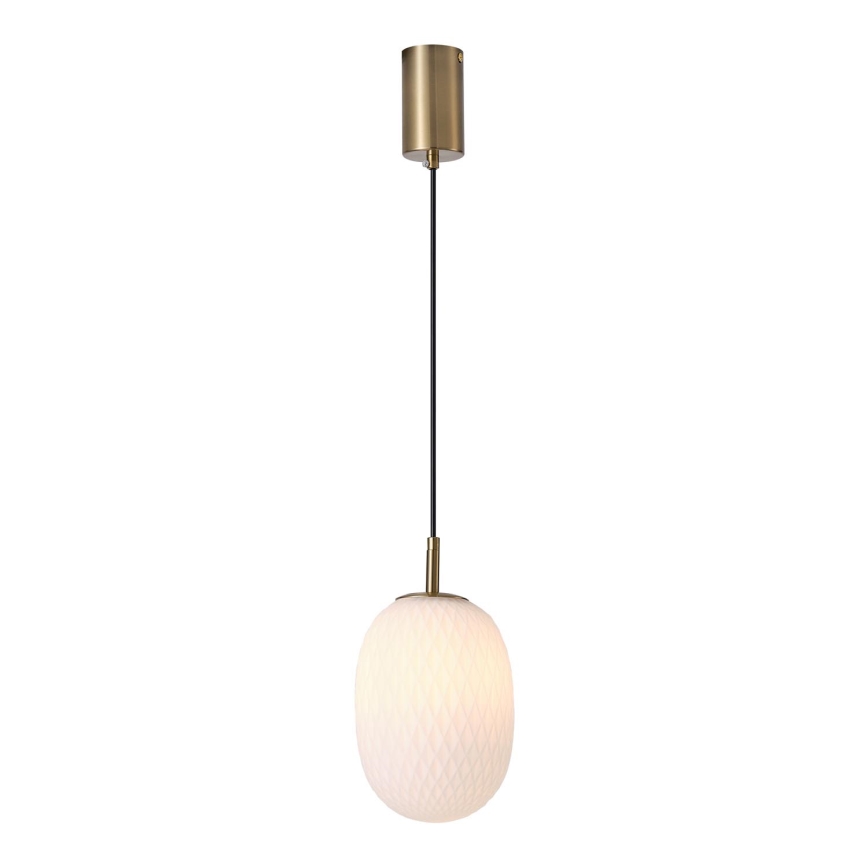 Chandelier on a string 1xE14/25W/230V white d. 15 cm