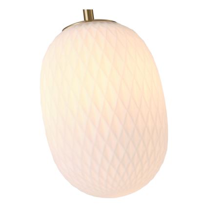 Chandelier on a string 1xE14/25W/230V white d. 15 cm