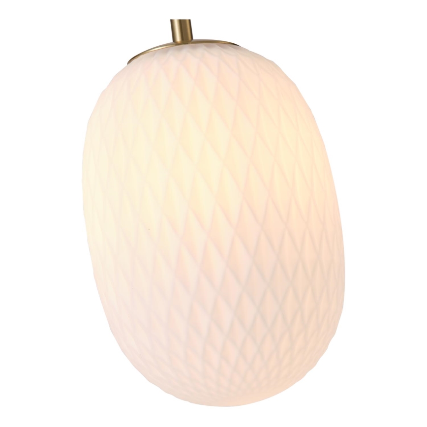 Chandelier on a string 1xE14/25W/230V white d. 15 cm