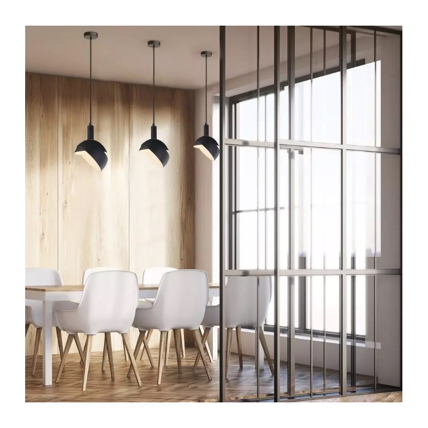 Chandelier on a string 1xE14/60W/230V black