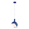Chandelier on a string 1xE14/60W/230V blue