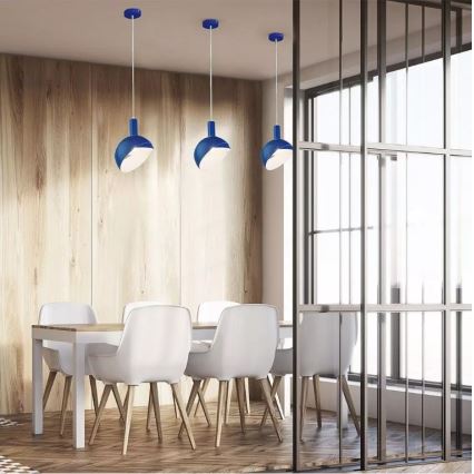 Chandelier on a string 1xE14/60W/230V blue