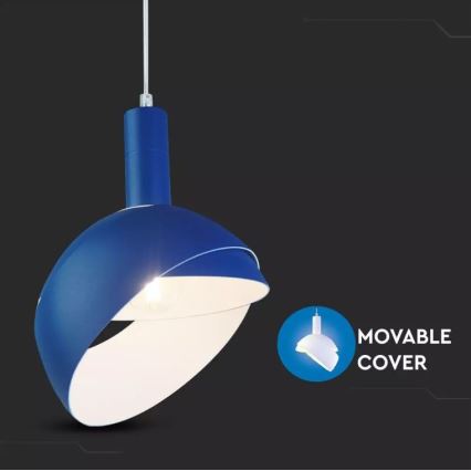 Chandelier on a string 1xE14/60W/230V blue