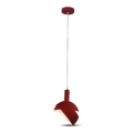 Chandelier on a string 1xE14/60W/230V red