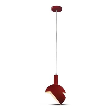 Chandelier on a string 1xE14/60W/230V red