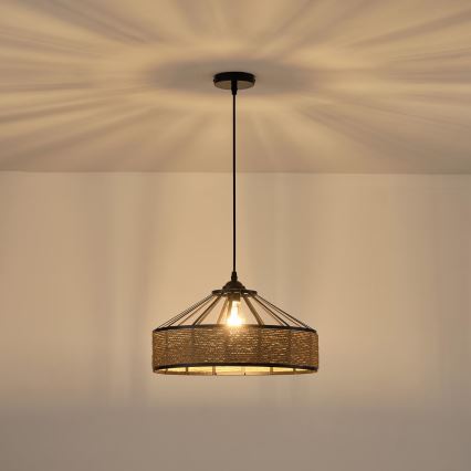 Chandelier on a string 1xE27/15W/230V beige