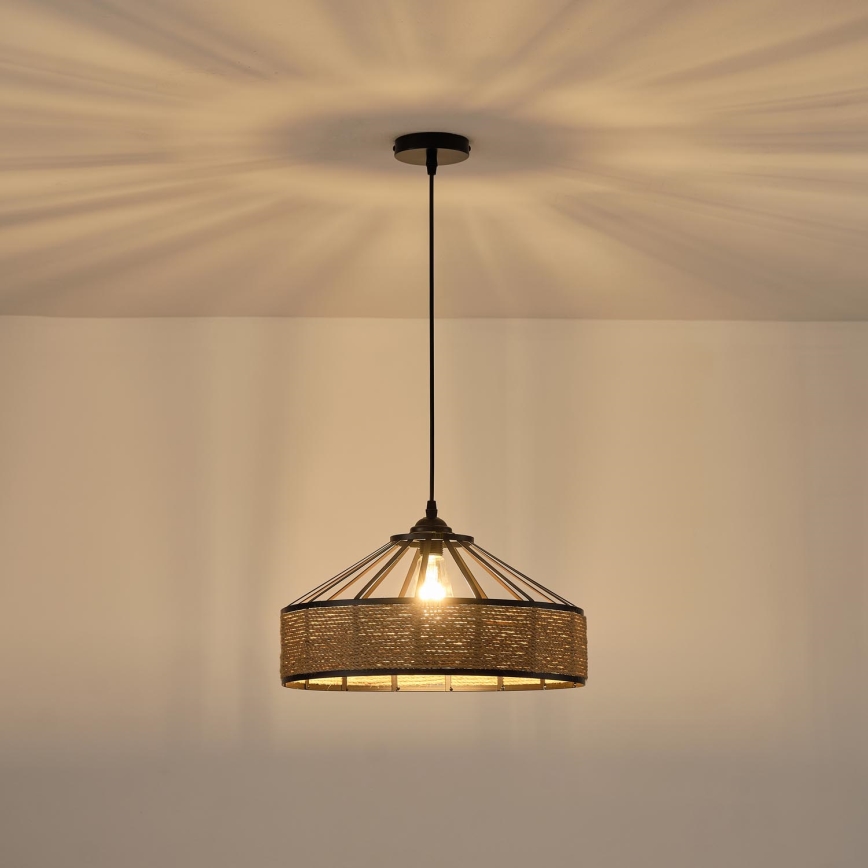 Chandelier on a string 1xE27/15W/230V beige