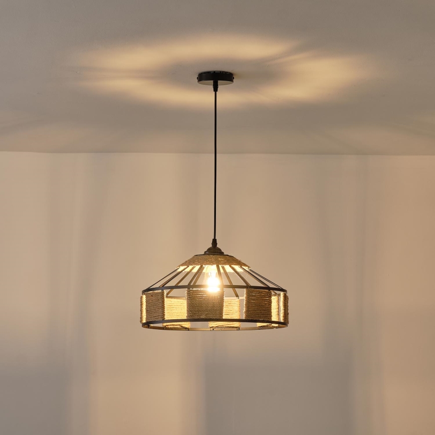 Chandelier on a string 1xE27/15W/230V beige