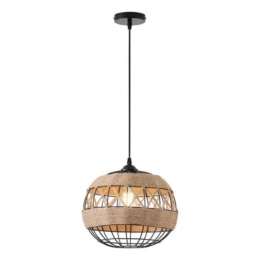 Chandelier on a string 1xE27/15W/230V beige