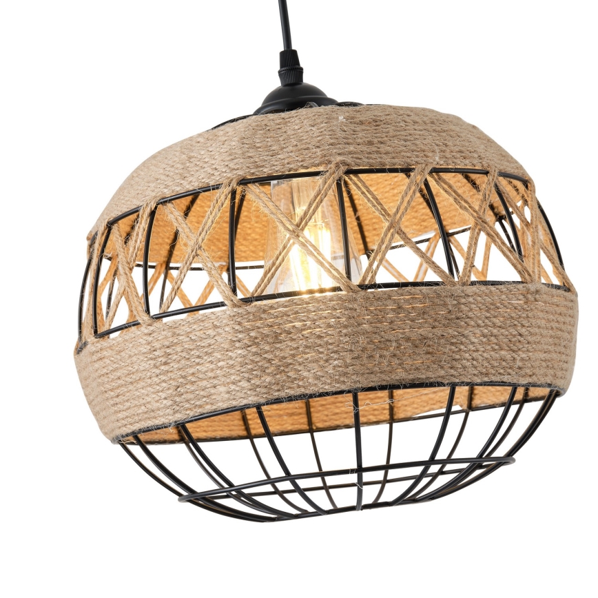 Chandelier on a string 1xE27/15W/230V beige