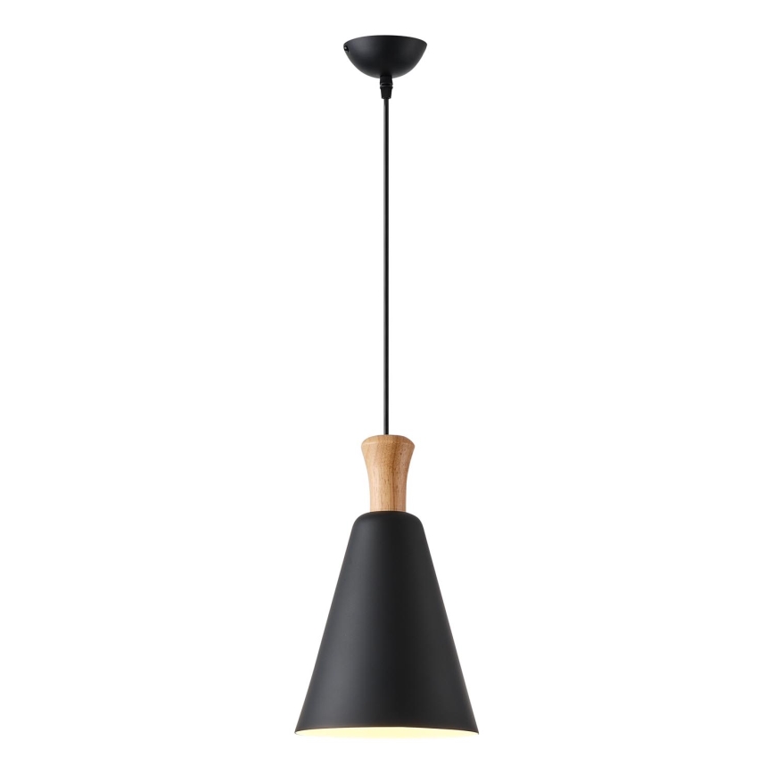 Chandelier on a string 1xE27/15W/230V black d. 20 cm