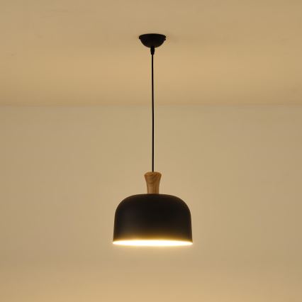 Chandelier on a string 1xE27/15W/230V black d. 27 cm