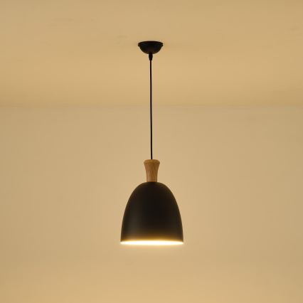 Chandelier on a string 1xE27/15W/230V black