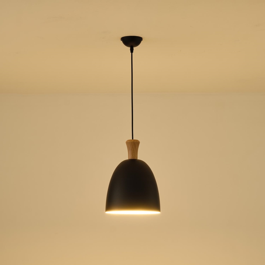 Chandelier on a string 1xE27/15W/230V black
