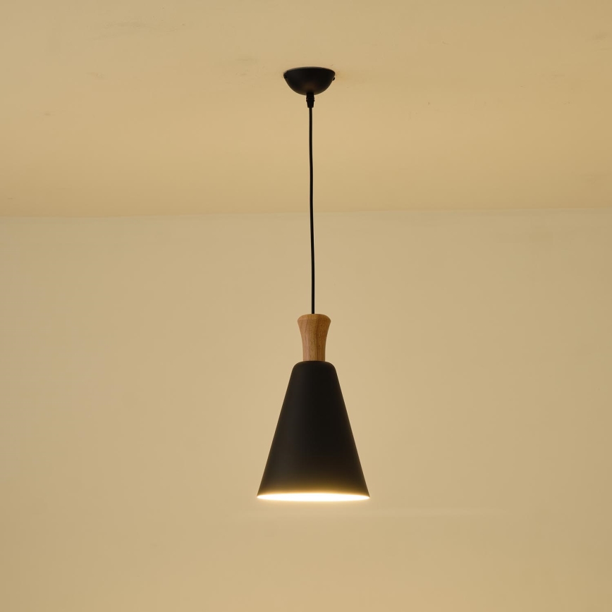 Chandelier on a string 1xE27/15W/230V black