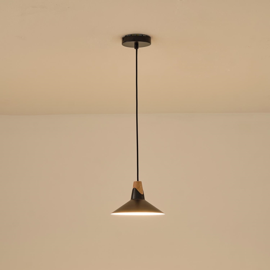 Chandelier on a string 1xE27/15W/230V black