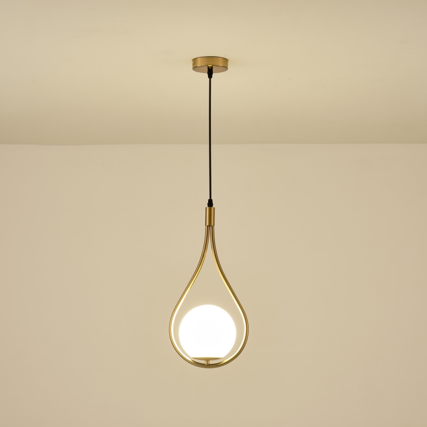 Chandelier on a string 1xE27/15W/230V brass