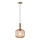 Chandelier on a string 1xE27/15W/230V brown d. 20 cm
