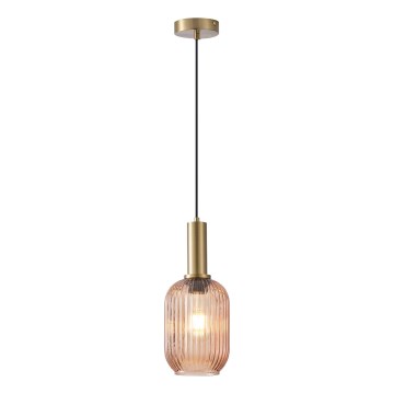 Chandelier on a string 1xE27/15W/230V brown pr. 13 cm