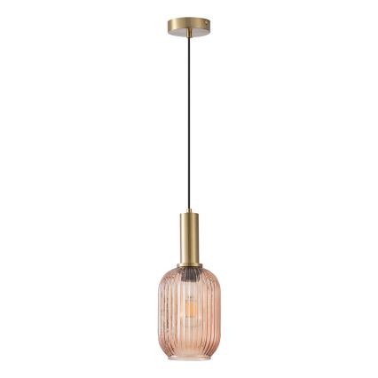 Chandelier on a string 1xE27/15W/230V brown pr. 13 cm