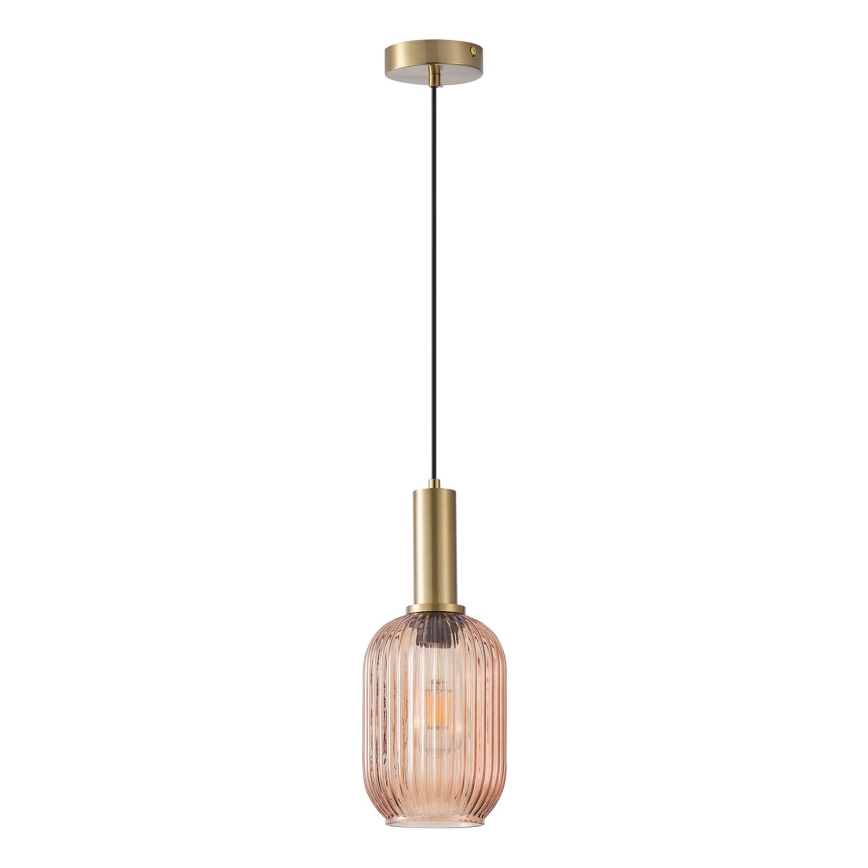 Chandelier on a string 1xE27/15W/230V brown pr. 13 cm