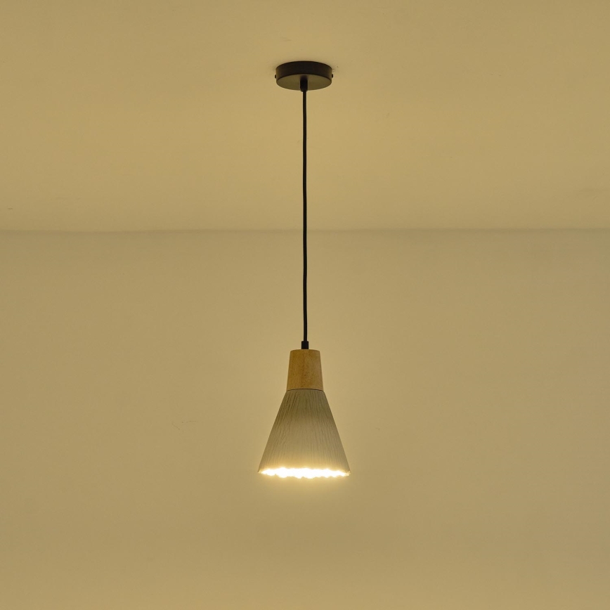 Chandelier on a string 1xE27/15W/230V creamy