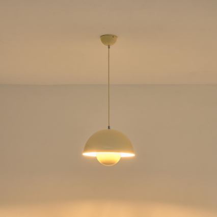 Chandelier on a string 1xE27/15W/230V creamy