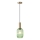 Chandelier on a string 1xE27/15W/230V green 13 cm