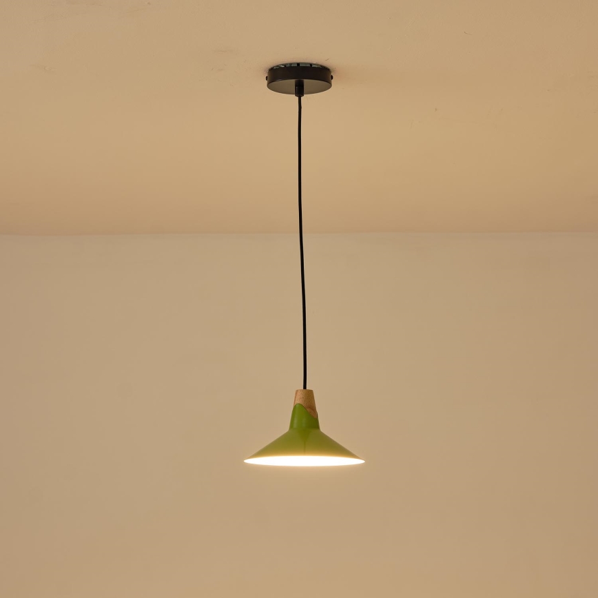 Chandelier on a string 1xE27/15W/230V green