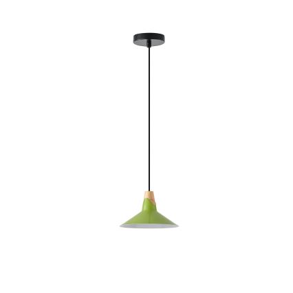 Chandelier on a string 1xE27/15W/230V green